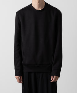 ATTACHMENT アタッチメントのCO/PE DOUBLE KNIT PULLOVER - BLACK 公式通販サイトsession福岡セレクトショップ