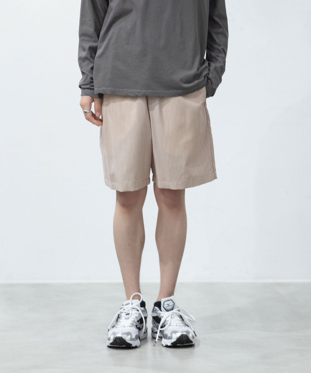ATTACHMENT アタッチメントのWO/PE STRIPE EASY SHORTS - S.REDの公式通販サイトsession福岡セレクトショップ