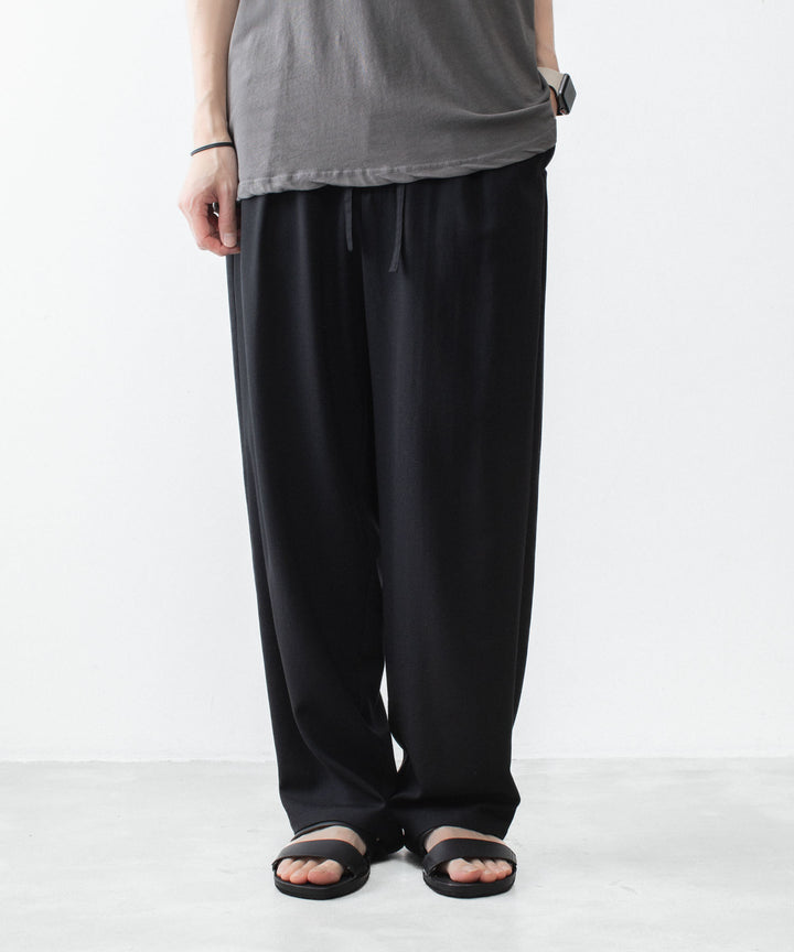 ATTACHMENT アタッチメントの2/90 WO TWIST TWILL EASY TROUSERS - BLACKの公式通販サイトsession福岡セレクトショップ