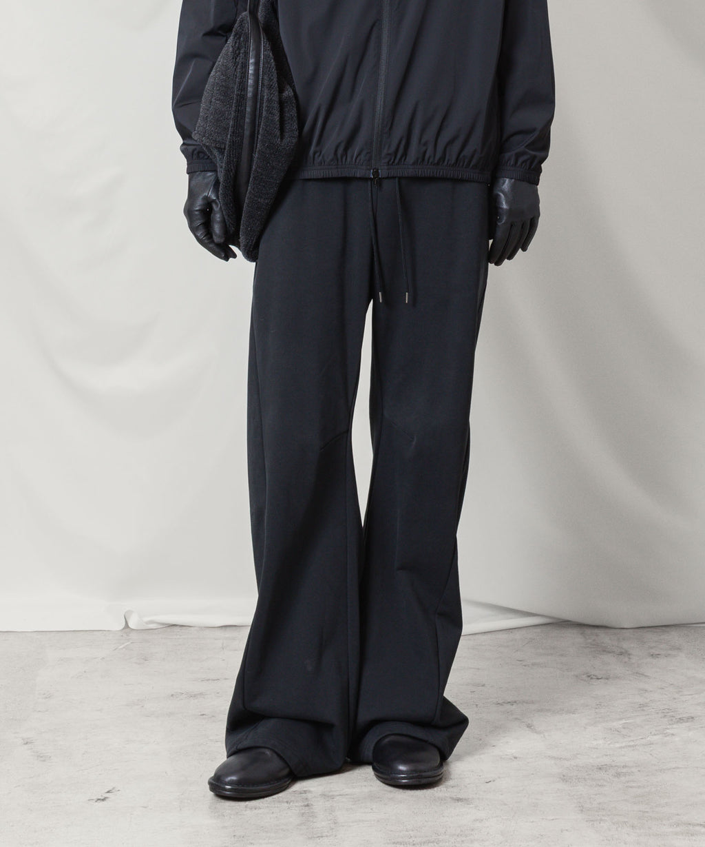 ATTACHMENT アタッチメントのCO STRECH TERRY 3D WIDE TROUSERS - BLACKの公式通販サイトsession福岡セレクトショップ