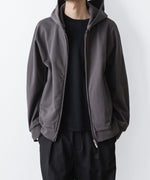 画像をギャラリービューアに読み込む, ATTACHMENT アタッチメントのCO STRECH TERRY ZIP UP HOODIE - D.GRAYの公式通販サイトsession福岡セレクトショップ

