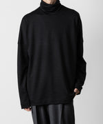 画像をギャラリービューアに読み込む, ATTACHMENT アタッチメントのWO/NY SMOOTH OVERSIZED HIGHNECK L/S TEE - BLACK 公式通販サイトsession福岡セレクトショップ
