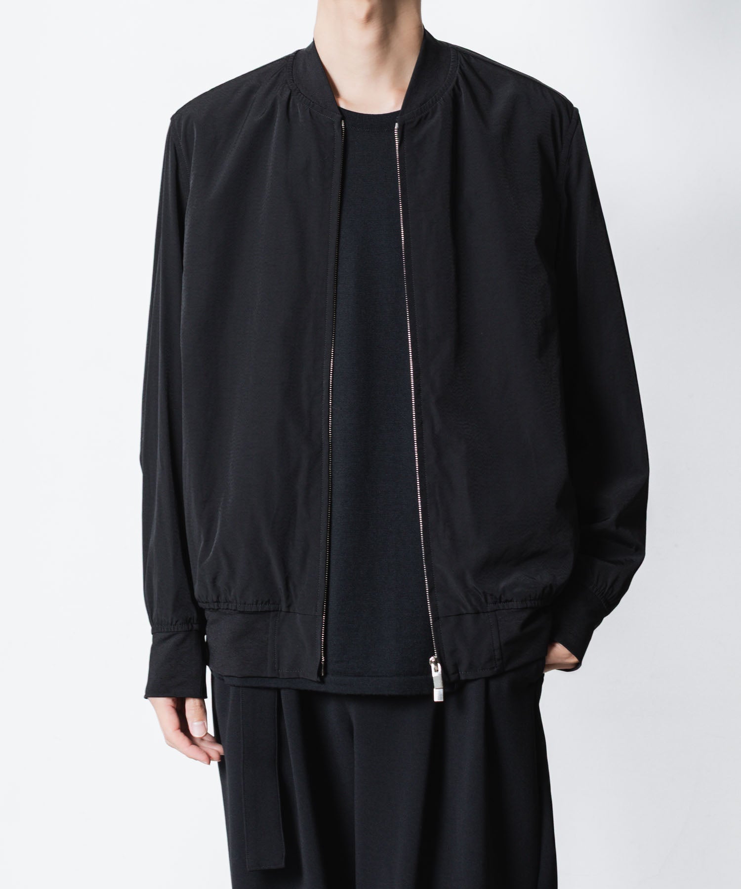 ATTACHMENT /アタッチメント】CO/NY WEATHER CLOTH MA-1 - BLACK