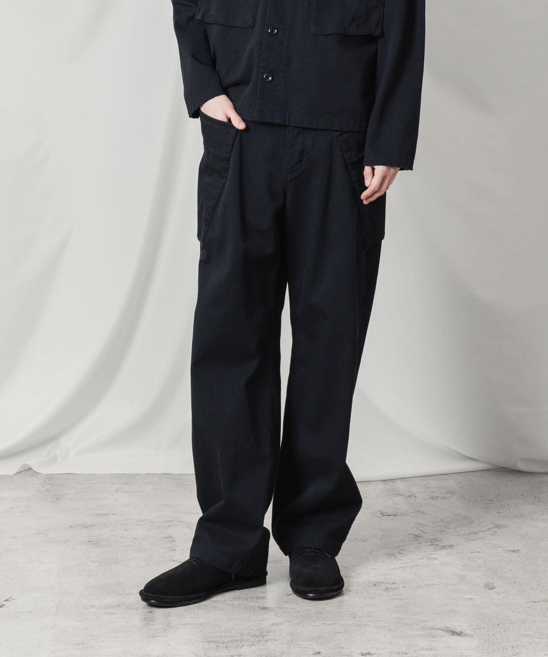 ATTACHMENT アタッチメントのCO NIDOM CLOTH M-43 FIELD TROUSERS - BLACKの公式通販サイトsession福岡セレクトショップ