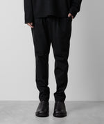 画像をギャラリービューアに読み込む, ATTACHMENT アタッチメントのNY/CO STRETCH JERSEY REGULAR FIT EASY TROUSERS - BLACK 公式通販サイトsession福岡セレクトショップ
