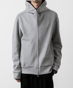 画像をギャラリービューアに読み込む, ATTACHMENT アタッチメントの限定CO/PE DOUBLE KNIT ZIP UP HOODIE - X.GRAYの公式通販サイトsession福岡セレクトショップ
