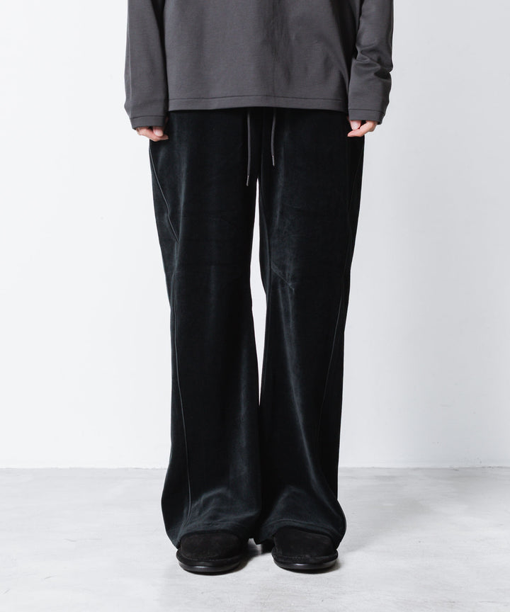 ATTACHMENT アタッチメントのCO/PE VELOR JERSEY TRACK JACKET - BLACKの公式通販サイトsession福岡セレクトショップ