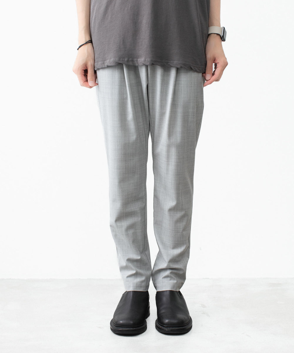 ATTACHMENT アタッチメントのWO/TA STRETCH TRO REGULAR FIT EASY TROUSERS - X.GRAYの公式通販サイトsession福岡セレクトショップ