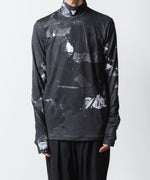 画像をギャラリービューアに読み込む, VEIN ヴェインのPRINTED COOLMAX STRETCH JERSEY VPW HIGH NECK L/S TEE - BLACKの公式通販サイトsession福岡セレクトショップ
