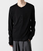 画像をギャラリービューアに読み込む, ATTACHMENT アタッチメントのSVIN CO RIB HENLEY NECK L/S TEE - BLACK 公式通販サイトsession福岡セレクトショップ
