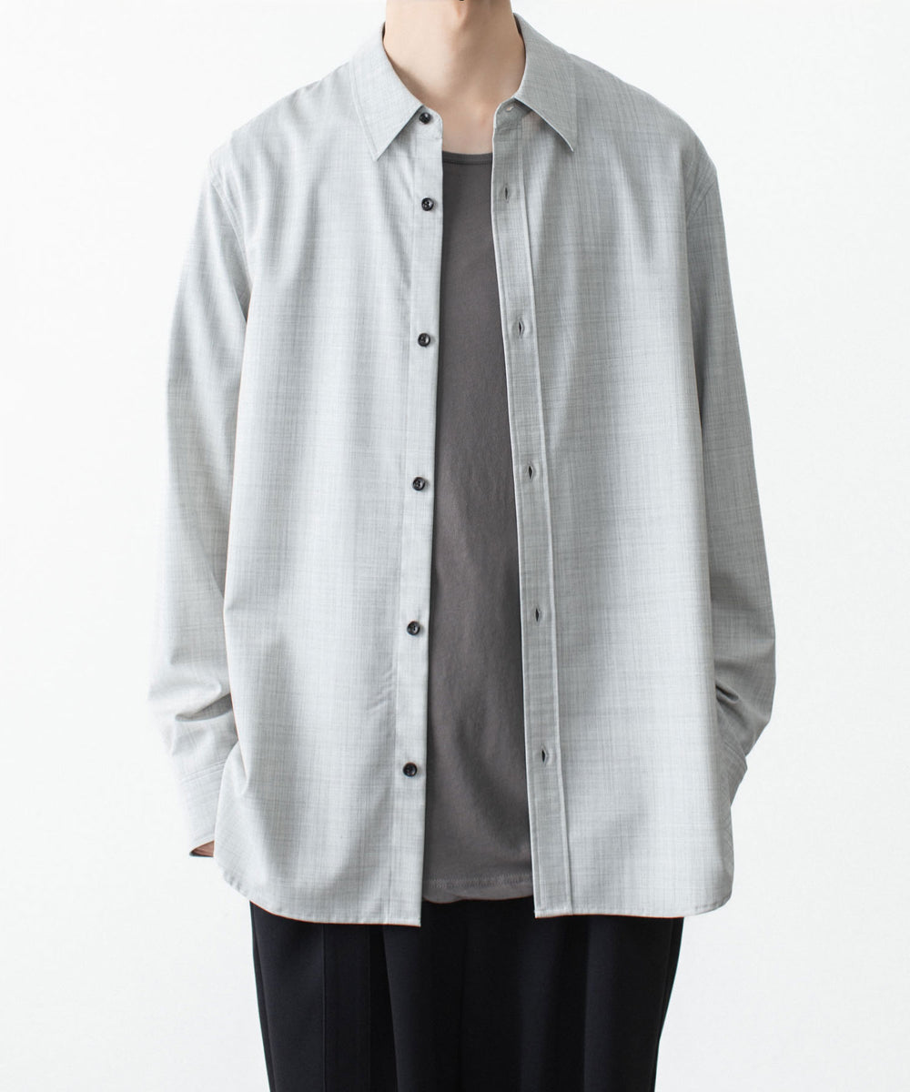 ATTACHMENT アタッチメントのWO/TA STRETCH TRO L/S SHIRT - X.GRAYの公式通販サイトsession福岡セレクトショップ