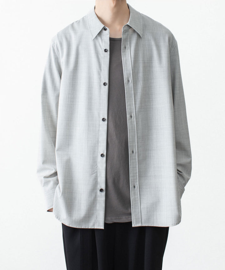 ATTACHMENT アタッチメントのWO/TA STRETCH TRO L/S SHIRT - X.GRAYの公式通販サイトsession福岡セレクトショップ