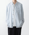 【 ATTACHMENT 】WO/PE STRIPE L/S SHIRT - S.BLUE