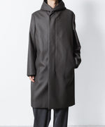 画像をギャラリービューアに読み込む, ATTACHMENT / EXCLUSIVE ITEMアタッチメントの2/90 SUPER120S MALTON ZIPUP HOODED COAT - D.GRAYの公式通販サイトsession福岡セレクトショップ
