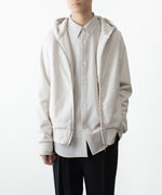 画像をギャラリービューアに読み込む, ATTACHMENT アタッチメントのCO STRETCH TERRY ZIP UP HOODIE - X.GRAYの公式通販サイトsession福岡セレクトショップ
