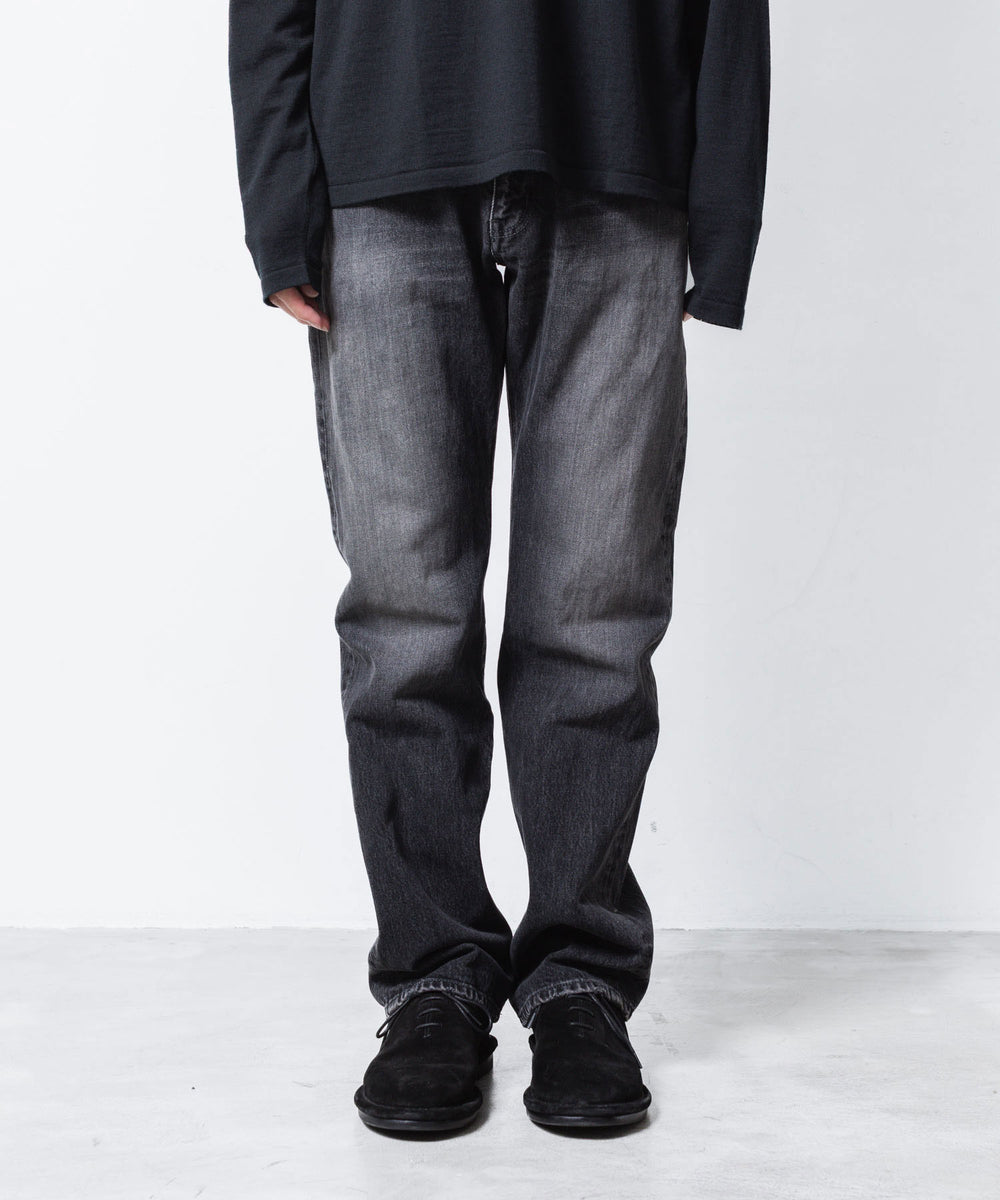 ATTACHMENT アタッチメントの13OZ DENIM STRAIGHT JEANS - BLACKの公式通販サイトsession福岡セレクトショップ