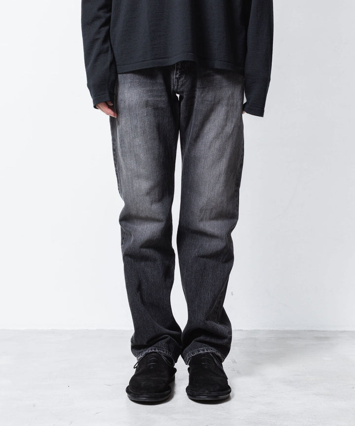 ATTACHMENT アタッチメントの13OZ DENIM STRAIGHT JEANS - BLACKの公式通販サイトsession福岡セレクトショップ