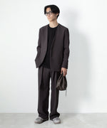 画像をギャラリービューアに読み込む, ATTACHMENT アタッチメントのPE STRETCH DOUBLE CLOTH BELTED STRAIGHT TROUSERS - D.BROWNの公式通販サイトsession福岡セレクトショップ
