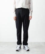 画像をギャラリービューアに読み込む, ATTACHMENT アタッチメントのWO/TA STRETCH TRO REGULAR FIT EASY TROUSERS - BLACKの公式通販サイトsession福岡セレクトショップ
