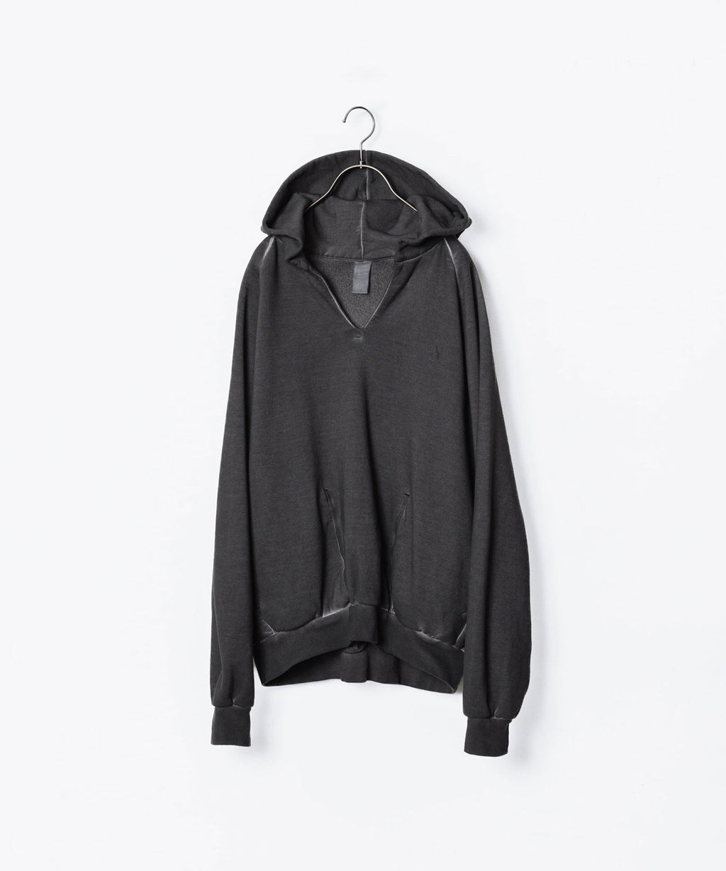 VEIN ヴェインのJUMBERCA TERRY COLD DYED SLIT HOODIE - GRAYの公式通販サイトsession福岡セレクトショップ