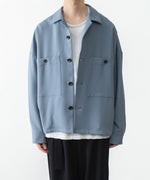 画像をギャラリービューアに読み込む, ATTACHMENT / EXCLUSIVE ITEMアタッチメントのPE LIGHT TROPICAL OVERSIZED SHIRT BLOUSON - L.BLUEの公式通販サイトsession福岡セレクトショップ
