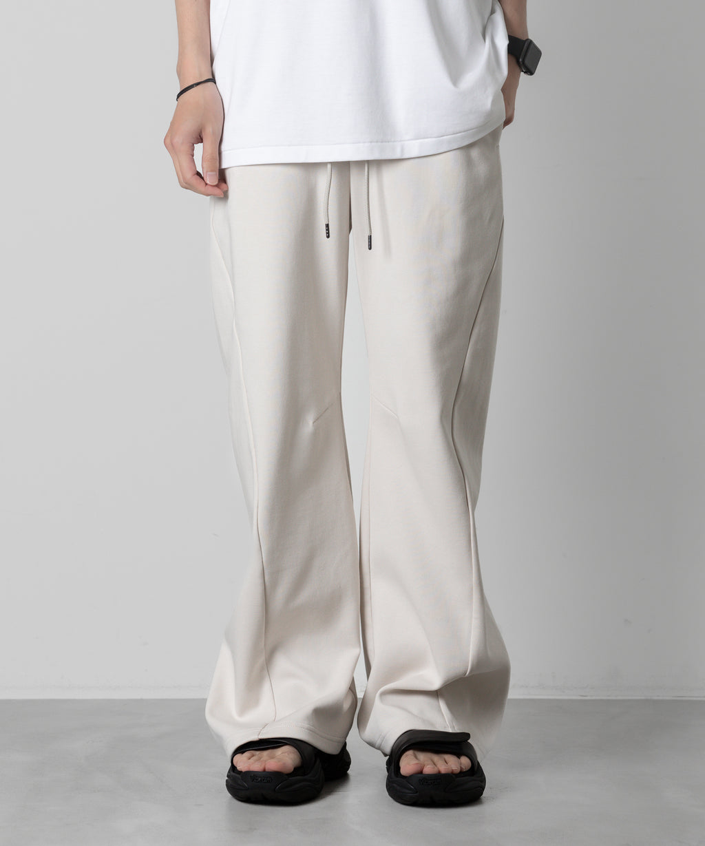 ATTACHMENT アタッチメントのCO/PE DOUBLE KNIT THREE DIMENSIONAL WIDE PANTS - OFF WHITEの公式通販サイトsession福岡セレクトショップ