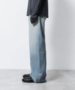 画像をギャラリービューアに読み込む, ATTACHMENT アタッチメントの11OZ DENIM FLAP JEANS - L.NAVYの公式通販サイトsession福岡セレクトショップ
