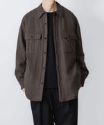 画像をギャラリービューアに読み込む, ATTACHMENT アタッチメントのRY/CO/SI FLANNEL PADDING L/S SHIRT - D.GRAYの公式通販サイトsession福岡セレクトショップ
