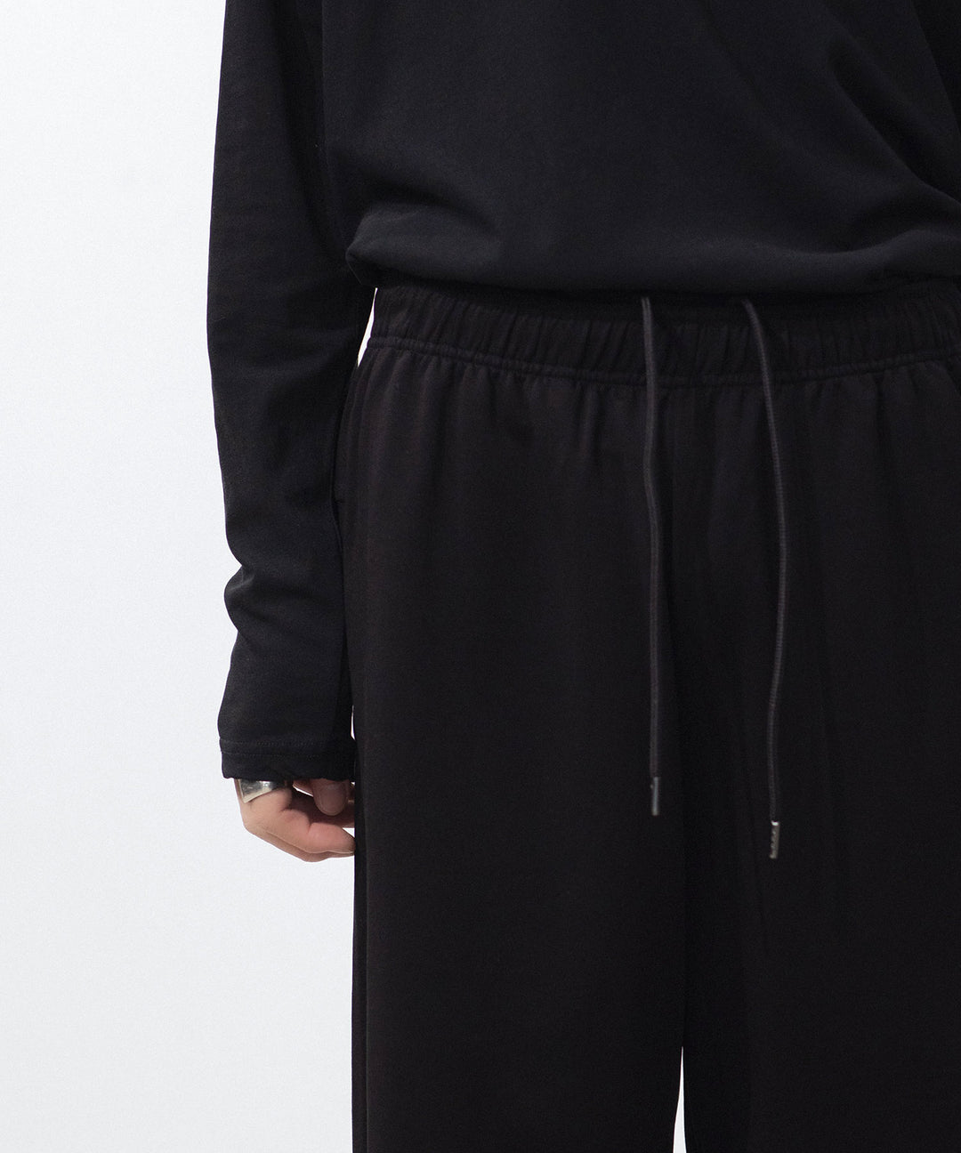 ATTACHMENT アタッチメントのCOTTON DOUBLE FACE EASY SHORTS - BLACKの公式通販サイトsession福岡セレクトショップ