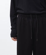 画像をギャラリービューアに読み込む, ATTACHMENT アタッチメントのCOTTON DOUBLE FACE EASY SHORTS - BLACKの公式通販サイトsession福岡セレクトショップ
