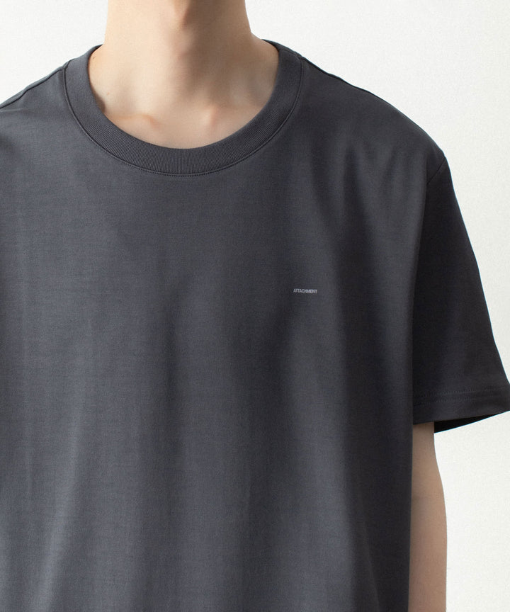 ATTACHMENT アタッチメントの100//3 JERSEY LOGO S/S TEE - GRAYの公式通販サイトsession福岡セレクトショップ