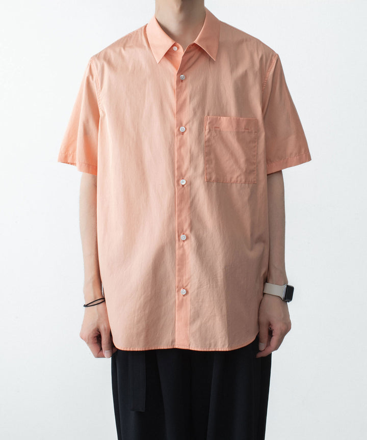 ATTACHMENT アタッチメントの140/2 GIZA BROAD S/S SHIRT - BLACKの公式通販サイトsession福岡セレクトショップ