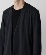 画像をギャラリービューアに読み込む, ATTACHMENT アタッチメントのPE STRETCH RIB COLLARLESS CARDIGAN - D.GRAY 公式通販サイトsession福岡セレクトショップ
