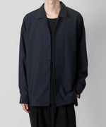 画像をギャラリービューアに読み込む, ATTACHMENT アタッチメントのPE/RY STRETCH TROPICAL OVERSIZED OPENCOLLAR L/S SHIRT - NAVY 公式通販サイトsession福岡セレクトショップ
