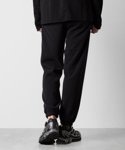 ATTACHMENT アタッチメントのPOLARTEC FLEECE TRAINING TROUSERS - BLACK 公式通販サイトsession福岡セレクトショップ