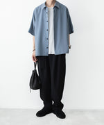 画像をギャラリービューアに読み込む, ATTACHMENT / EXCLUSIVE ITEMアタッチメントのPE LIGHT TROPICAL DOLMAN SLEEVE REGULAR COLLAR SHIRT S/S - L.BLUEの公式通販サイトsession福岡セレクトショップ
