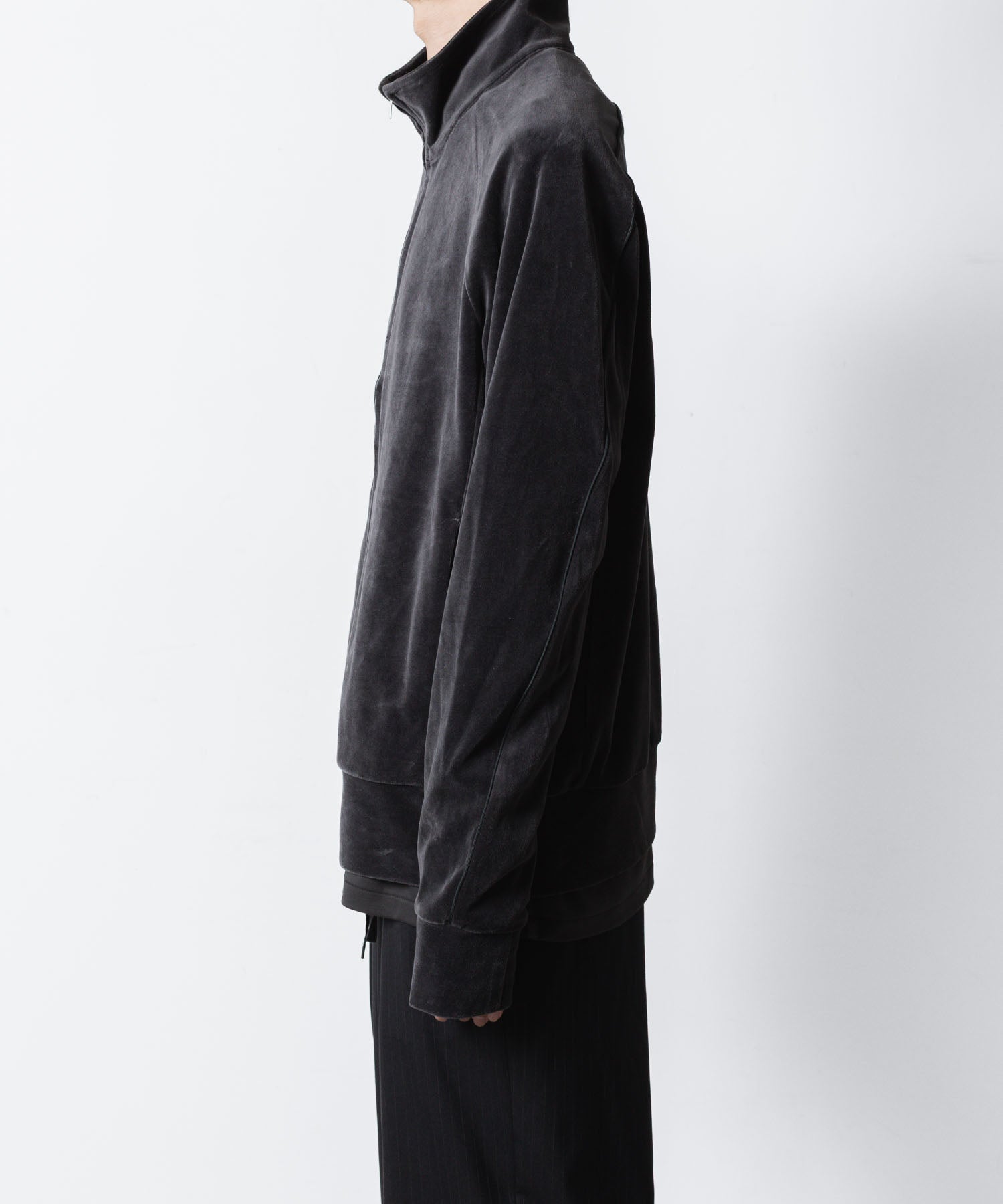 ATTACHMENT アタッチメントのCO/PE VELOR JERSEY TRACK JACKET - D.GRAYの公式通販サイトsession福岡セレクトショップ