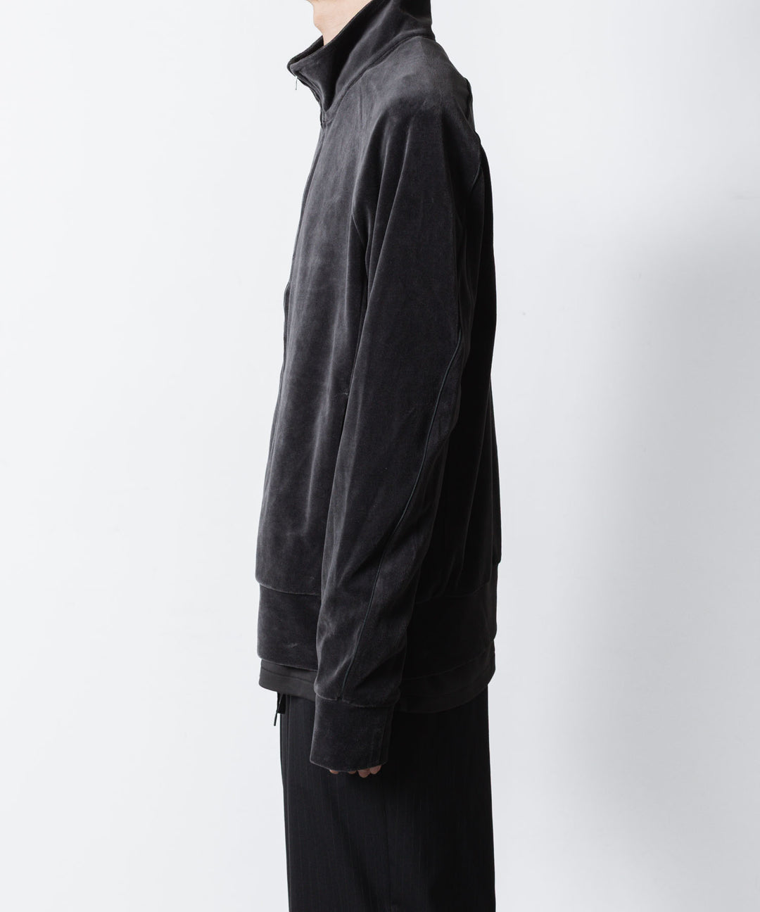 ATTACHMENT アタッチメントのCO/PE VELOR JERSEY TRACK JACKET - D.GRAYの公式通販サイトsession福岡セレクトショップ