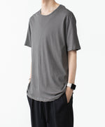 画像をギャラリービューアに読み込む, ATTACHMENT アタッチメントの100/3 HIGH TWIST JERSEY SLIM FIT S/S TEE - GRAYの公式通販サイトsession福岡セレクトショップ
