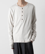 画像をギャラリービューアに読み込む, ATTACHMENT アタッチメントのSVIN CO RIB HENLEY NECK L/S TEE - OFF WHITE 公式通販サイトsession福岡セレクトショップ
