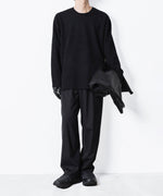 画像をギャラリービューアに読み込む, ATTACHMENT アタッチメントのWOxPE DOUBLE FACE KNIT CREW NECK PULLOVER - BLACKの公式通販サイトsession福岡セレクトショップ
