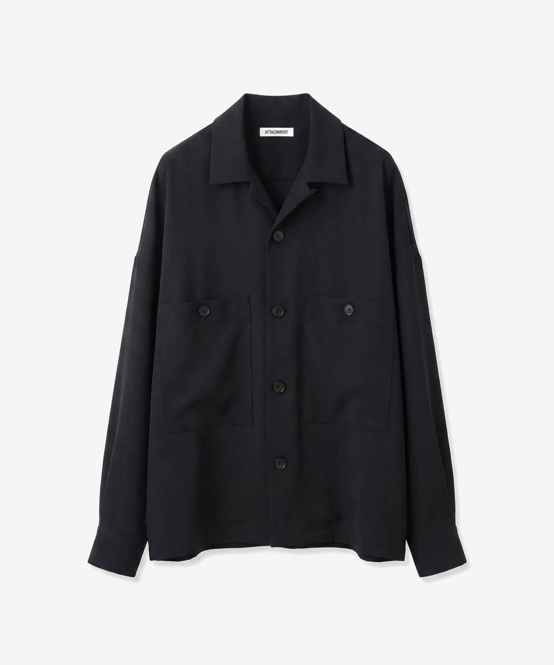 ATTACHMENT / EXCLUSIVE ITEMアタッチメントのPE LIGHT TROPICAL OVERSIZED SHIRT BLOUSON - BLACKの公式通販サイトsession福岡セレクトショップ