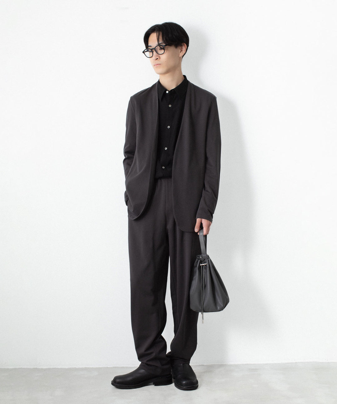 ATTACHMENT アタッチメントのCOTTON DOUBLE FACE LOUNGE TROUSERS - D.GRAYの公式通販サイトsession福岡セレクトショップ