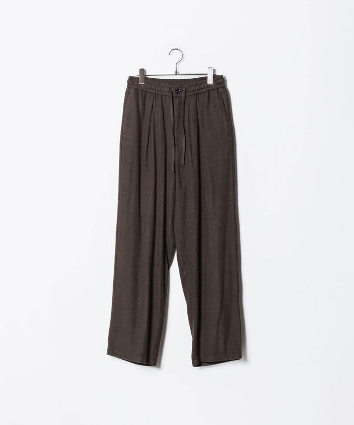 ATTACHMENT アタッチメントのRY/CO/SI FLANNEL 1TUCK EASY TROUSERS - D.GRAYの公式通販サイトsession福岡セレクトショップ