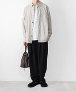 画像をギャラリービューアに読み込む, ATTACHMENT アタッチメントのWO/PE STRIPE L/S SHIRT - S.GRAYの公式通販サイトsession福岡セレクトショップ

