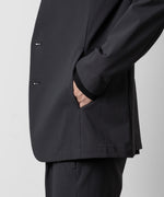 画像をギャラリービューアに読み込む, ATTACHMENT アタッチメントのNY/CO STRETCH JERSEY COLLARLESS JACKET - D.GRAY 公式通販サイトsession福岡セレクトショップ
