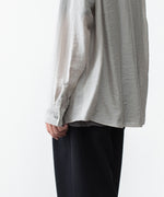 画像をギャラリービューアに読み込む, ATTACHMENT アタッチメントのLY/SI LAWN PATCH POCKET OPEN COLLAR L/S SHIRT - L.KH GRAYの公式通販サイトsession福岡セレクトショップ
