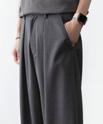 画像をギャラリービューアに読み込む, ATTACHMENT アタッチメントのWO/TA STRETCH TRO 1TUCK WIDE TROUSERS - D.GRAYの公式通販サイトsession福岡セレクトショップ

