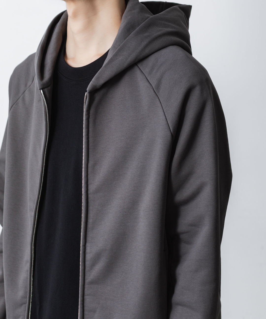 ATTACHMENT / EXCLUSIVE ITEMアタッチメントのCO STRECH TERRY ZIP UP HOODIE - D.GRAYの公式通販サイトsession福岡セレクトショップ