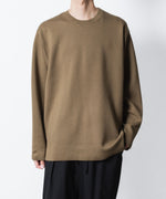 画像をギャラリービューアに読み込む, ATTACHMENT アタッチメントのWOxPE DOUBLE FACE KNIT CREW NECK PULLOVER - KHAKIの公式通販サイトsession福岡セレクトショップ
